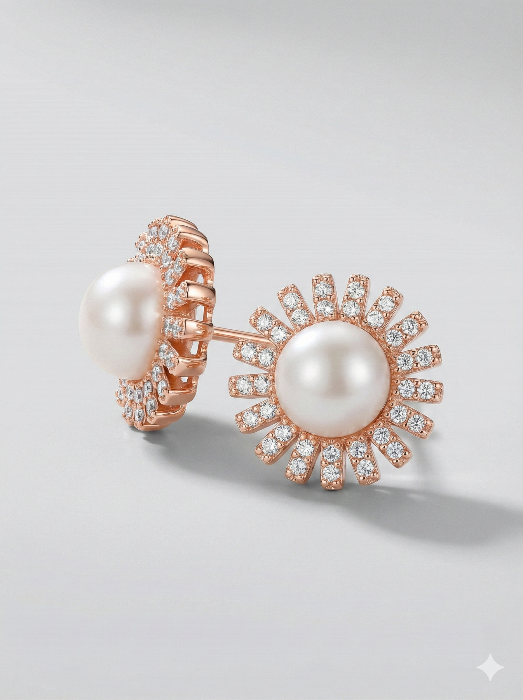 Sunflower Pearl Studs