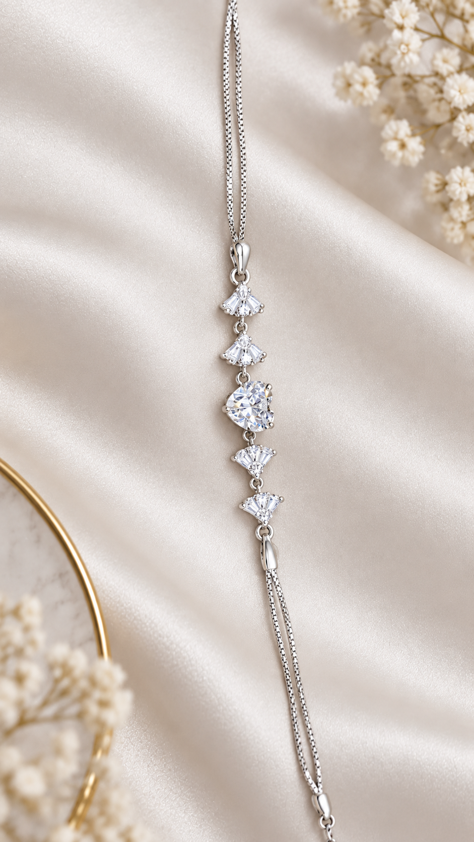 Crystal Heart Bracelet