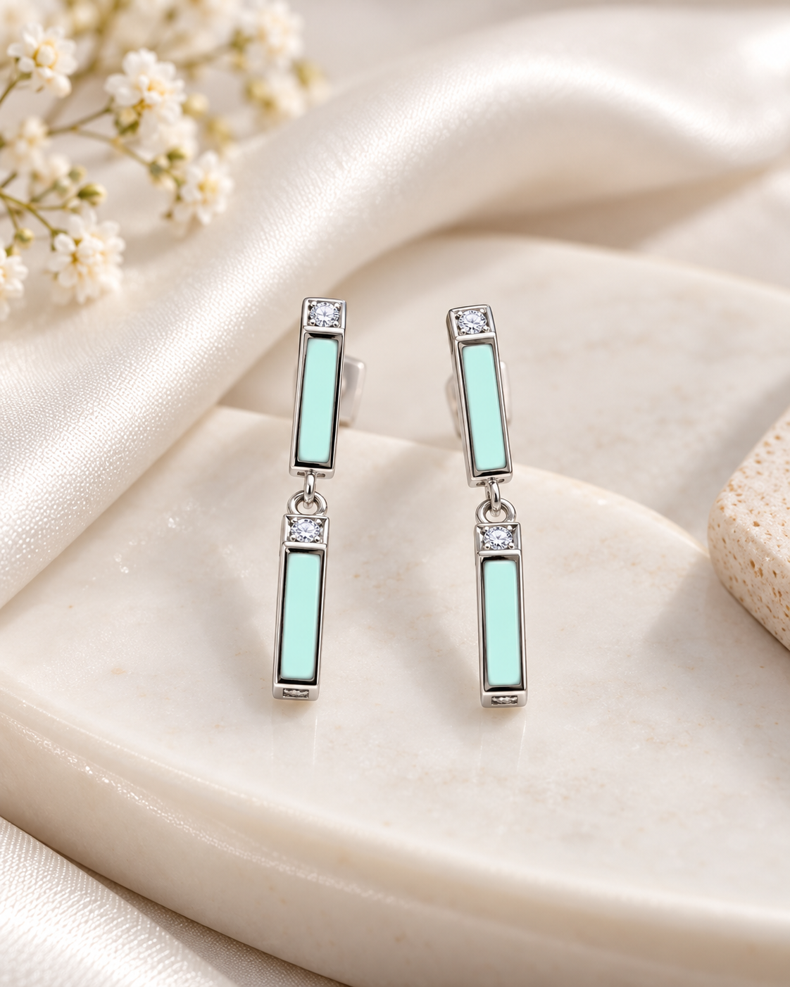 Aqua Glow Necklace Set