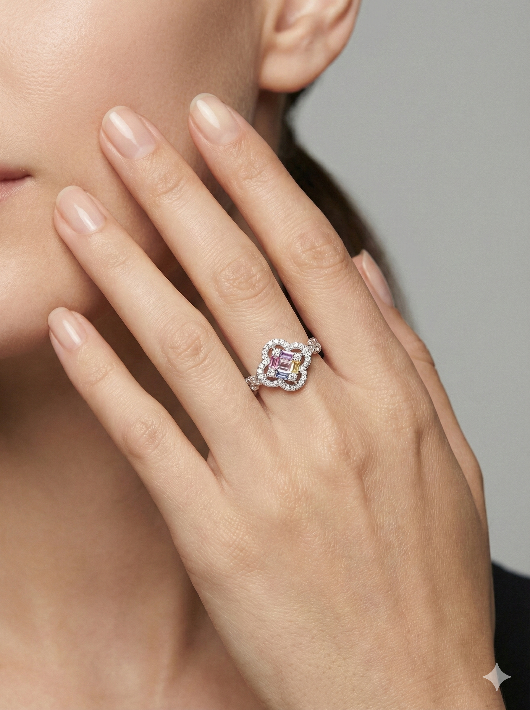 Kaleidoscope Bloom Ring